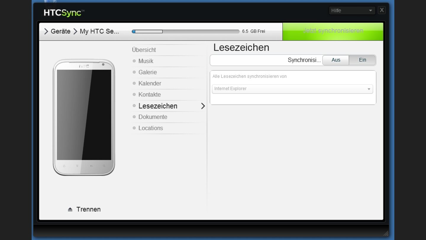 Auch die Lesezeichen von Browsern können Sie synchronisieren und damit die Favoritenliste des Smartphones und PCs jederzeit aktuell halten.