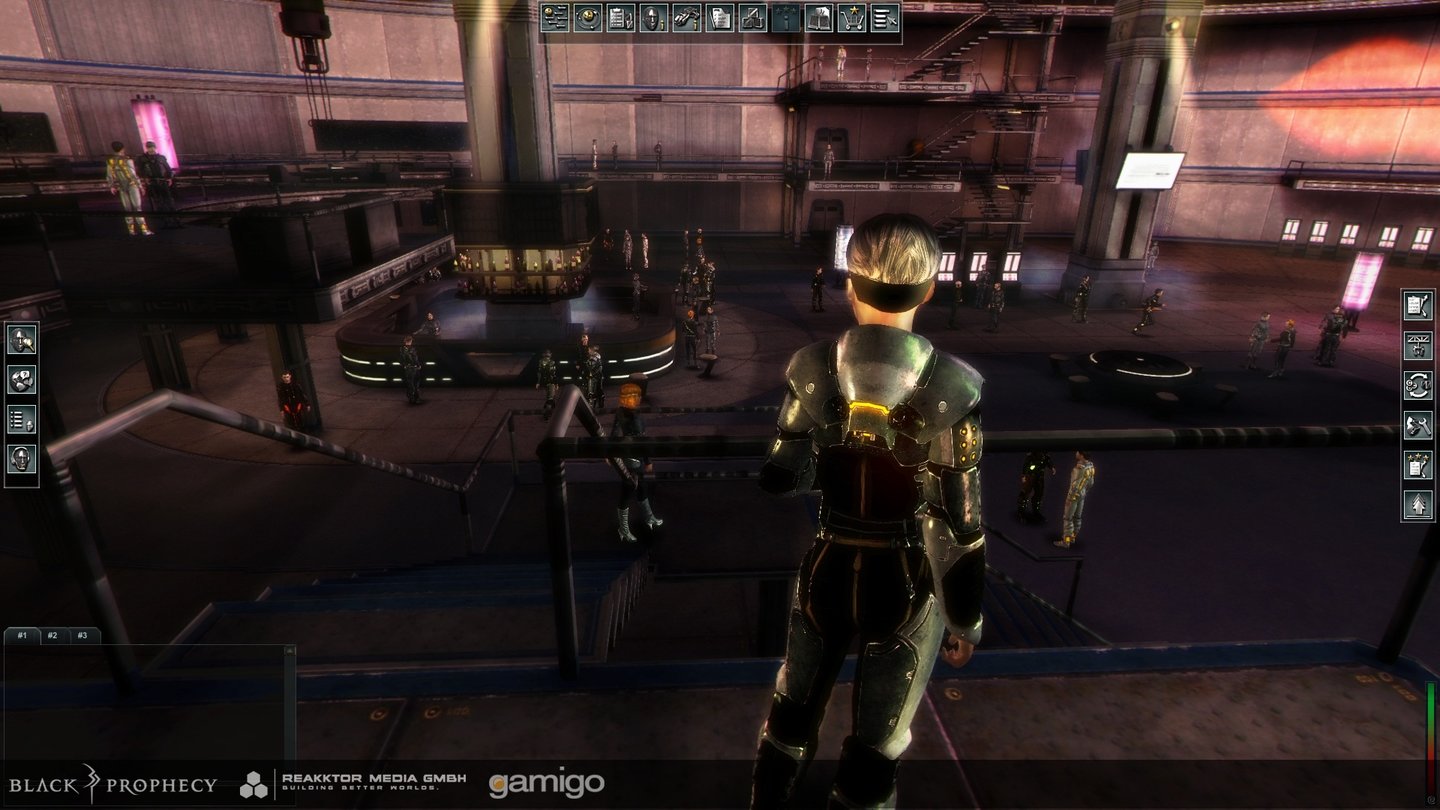 Black ProphecyBilder zum Station-Walking-Feature, das es zum Release der ersten Erweiterung Anfang 2012 den Spielern ermöglichen soll, sich frei mit ihrem Avatar auf den Raumstationen zu bewegen.