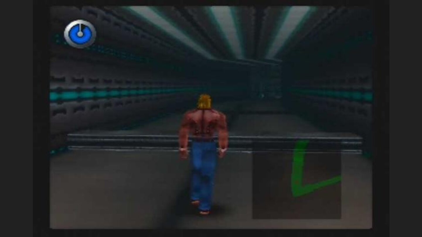 Exploring a long, dull hallway