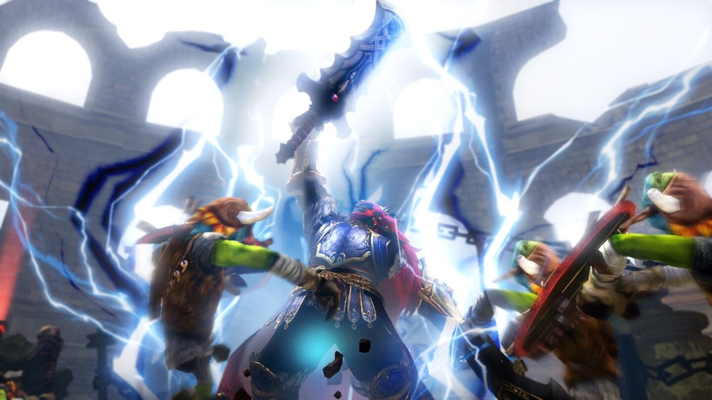 Hyrule WarriorsHier ein weiteres Beispiel für einen effektgeladenen Angriff.
