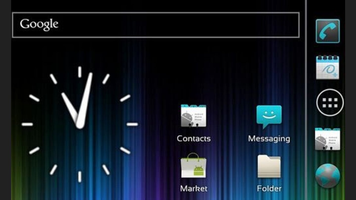 ICS LauncherMit dieser App bekommen Sie die Optik und das Oberflächen-Design von Android 4.0 auf ihr Smartphone. So können Sie einige Widgets jetzt in der Größe anpassen und das Email- und das Kalender-Widget lassen sich scrollen. Auch die Statusleiste am unteren Bildschirmrand mit den vier Ordnern und dem Button für die App-Übersicht fehlt nicht. Doch Vorsicht: Bei älteren, leistungsschwächeren Geräten kann der »ICS Launcher« die Hardware überfordern.(Lauffähig ab Android 2.0)