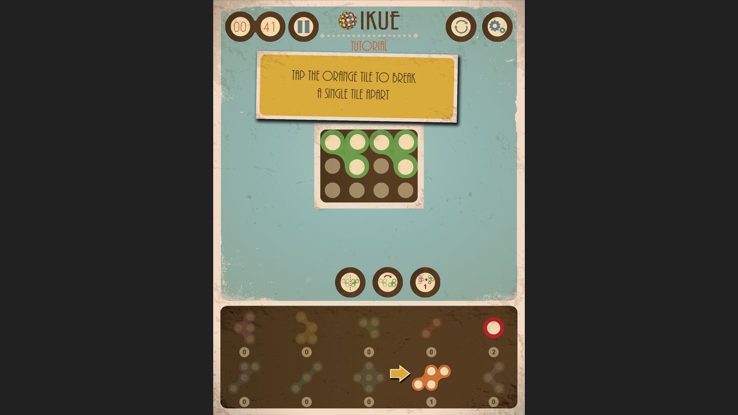 IkueLehrsekunden: Das kurze Tutorial erläutert dem Spieler das ohnehin recht übersichtliche Spielprinzip.