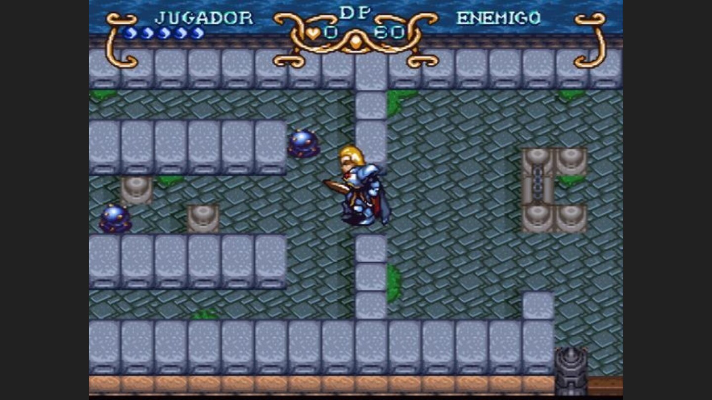 Try to get past this small maze without touching those spiky thingies