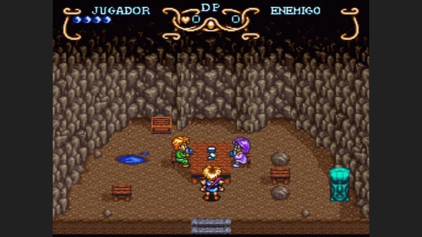 In this cave Will and his friends play cards