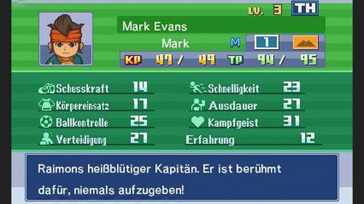 Inazuma Eleven 3: Team Oger greift an!Jeder Spiele hat besondere Stärken und Schwächen, die es zu nutzen gilt.