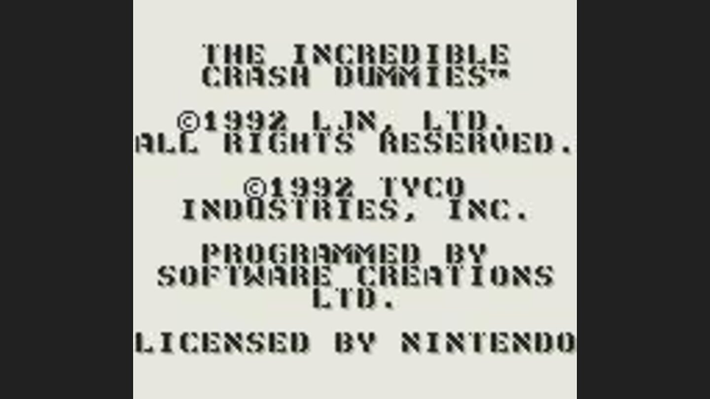 Startup screen