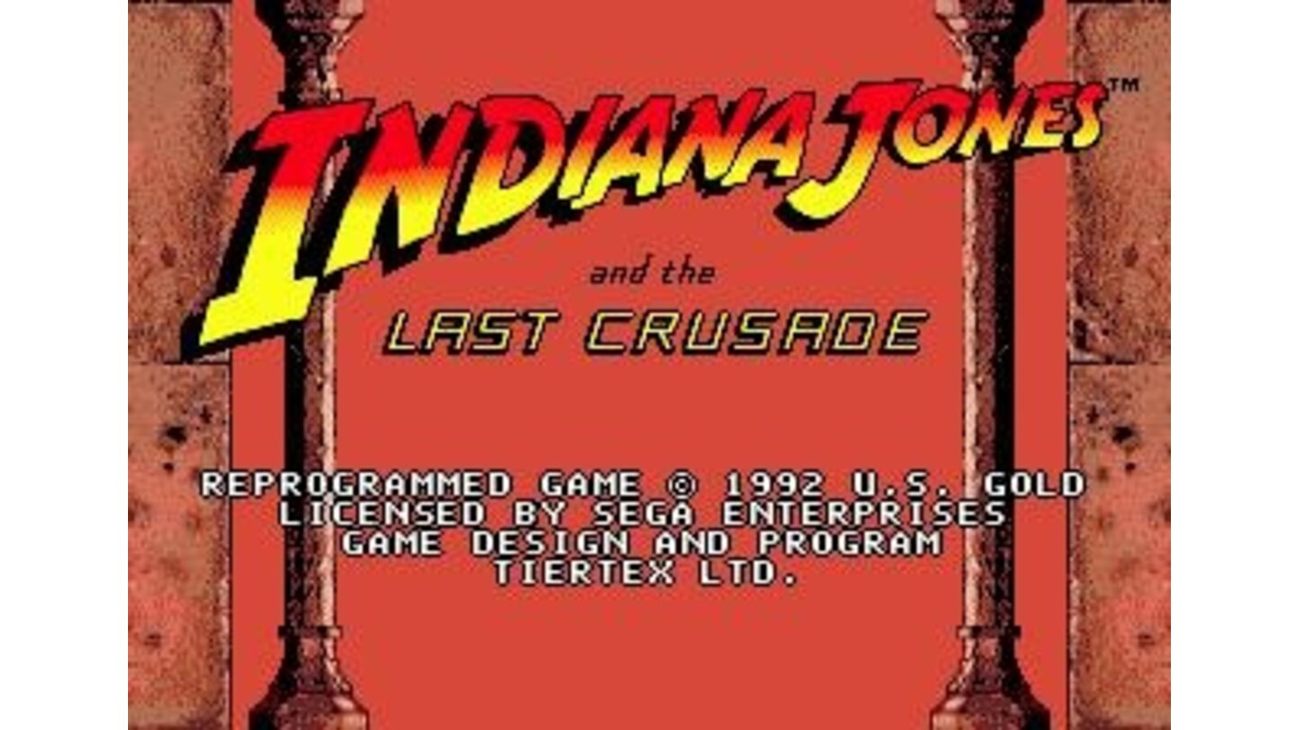 Indiana Jones and The Last Crusade: The Action Game Sega Mega Drive