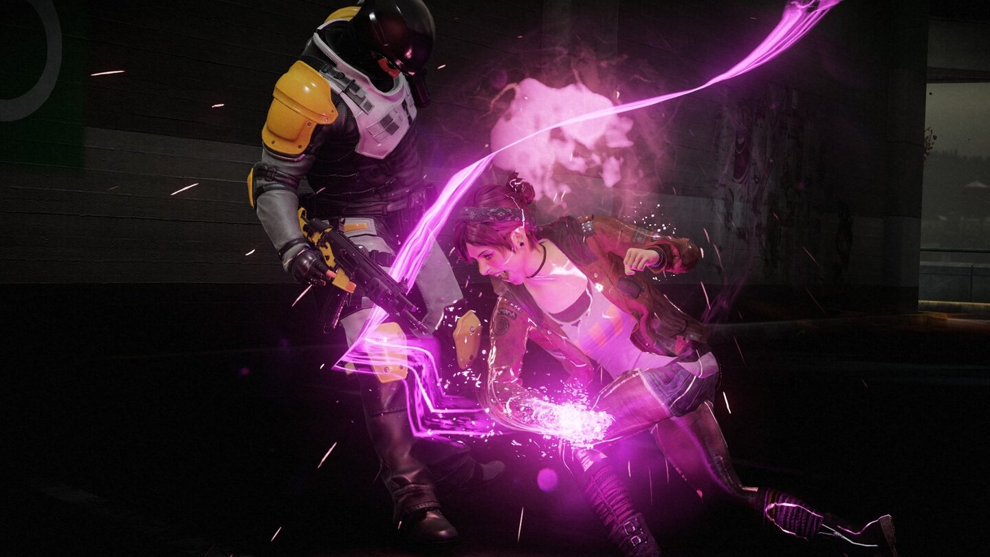 Infamous: First LightAuch normale Straßengangster erledigt Fetch auf der Suche nach ihrem entführten Bruder ohne Gnade.