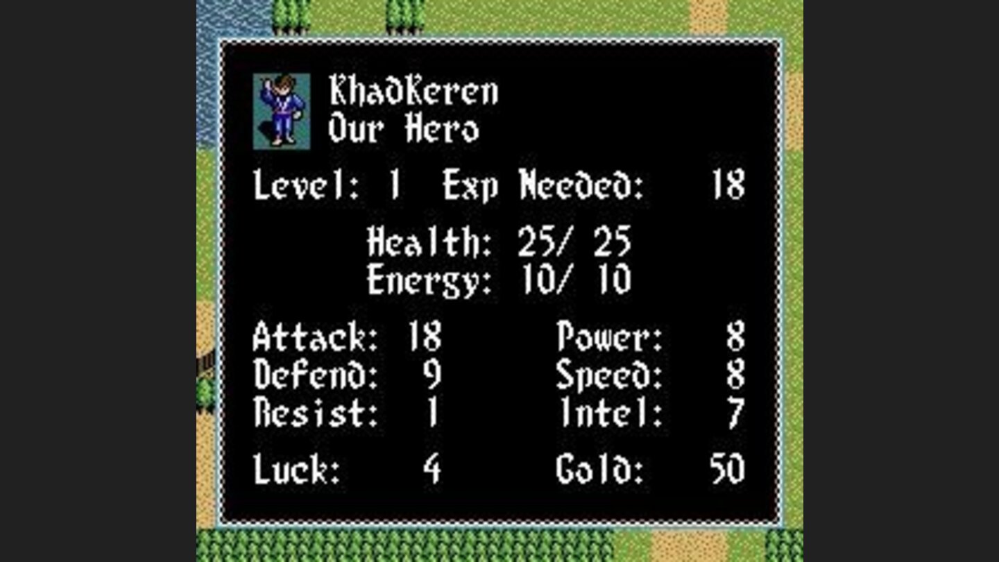 Character information