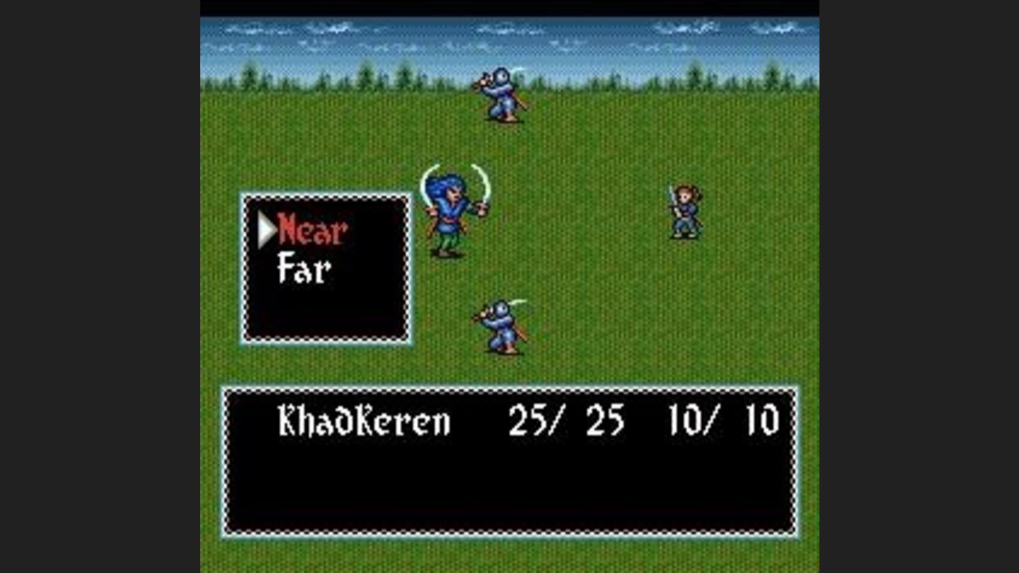 Boss battle against Nobunaga soldiers. You can choose near or far attacks