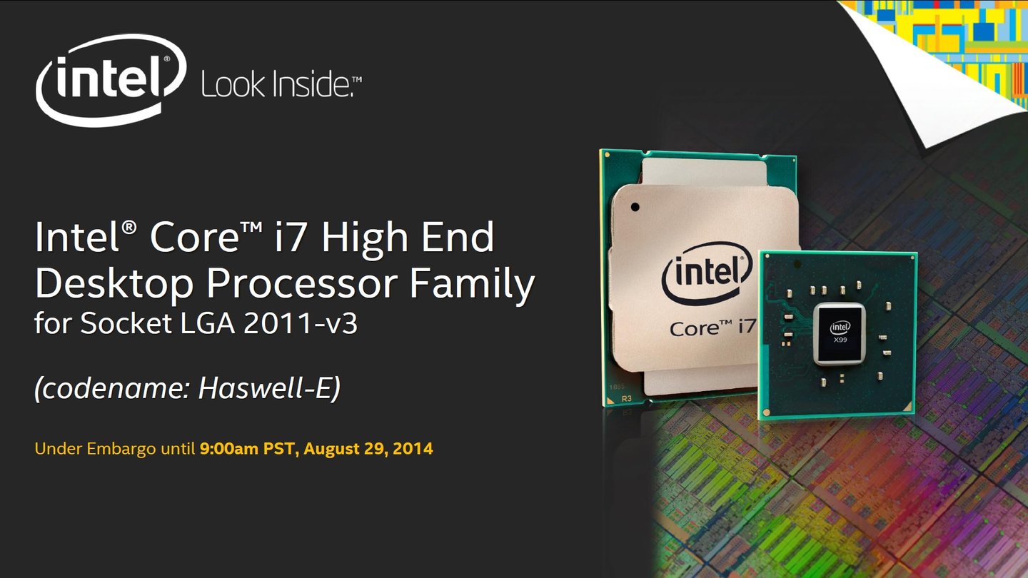 Intel neuste Generation der hauseigenen »Extreme«-Prozessoren sind die Haswell-E-Modelle Core i7 5960X, 5930K und 5820K.