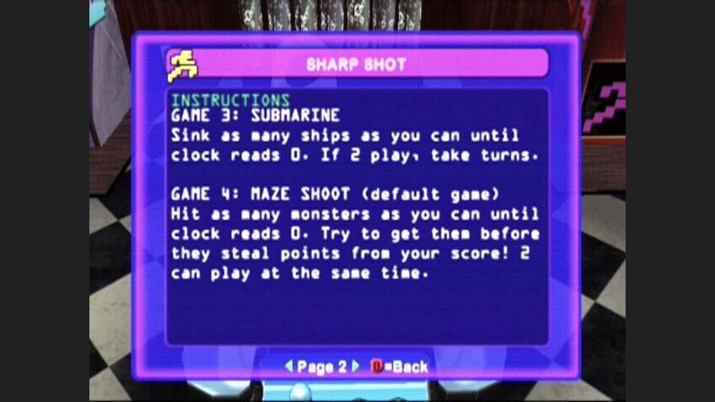 Each game has instructions, usually taken straight from the original manual.