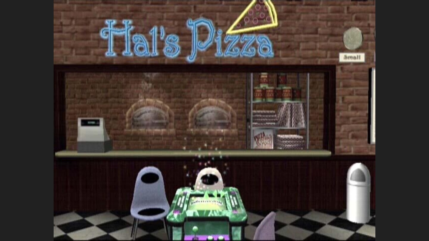 Everything takes place at Hals Pizza, an eighties pizza parlor.