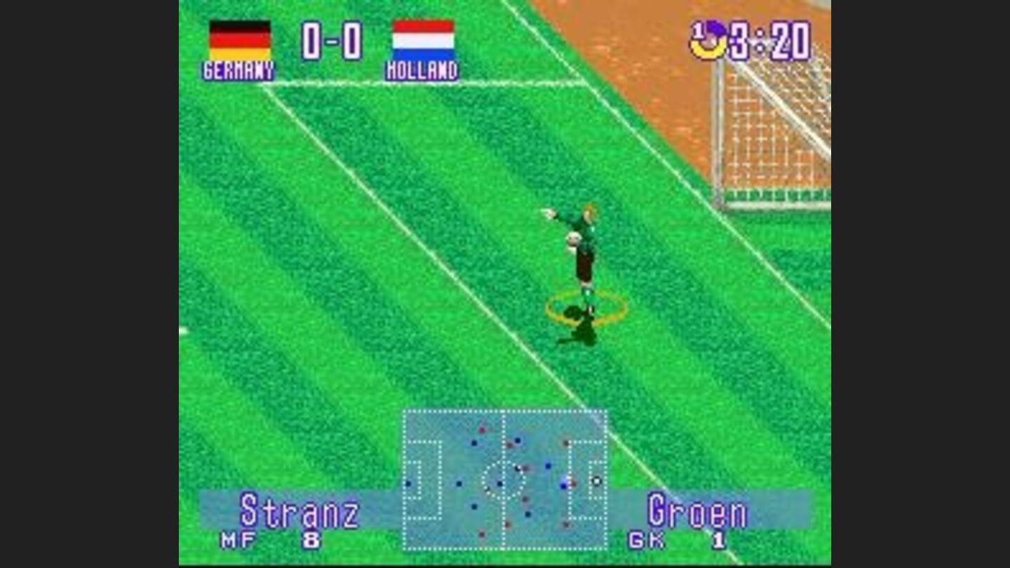 Goalkeeper in a captain functions