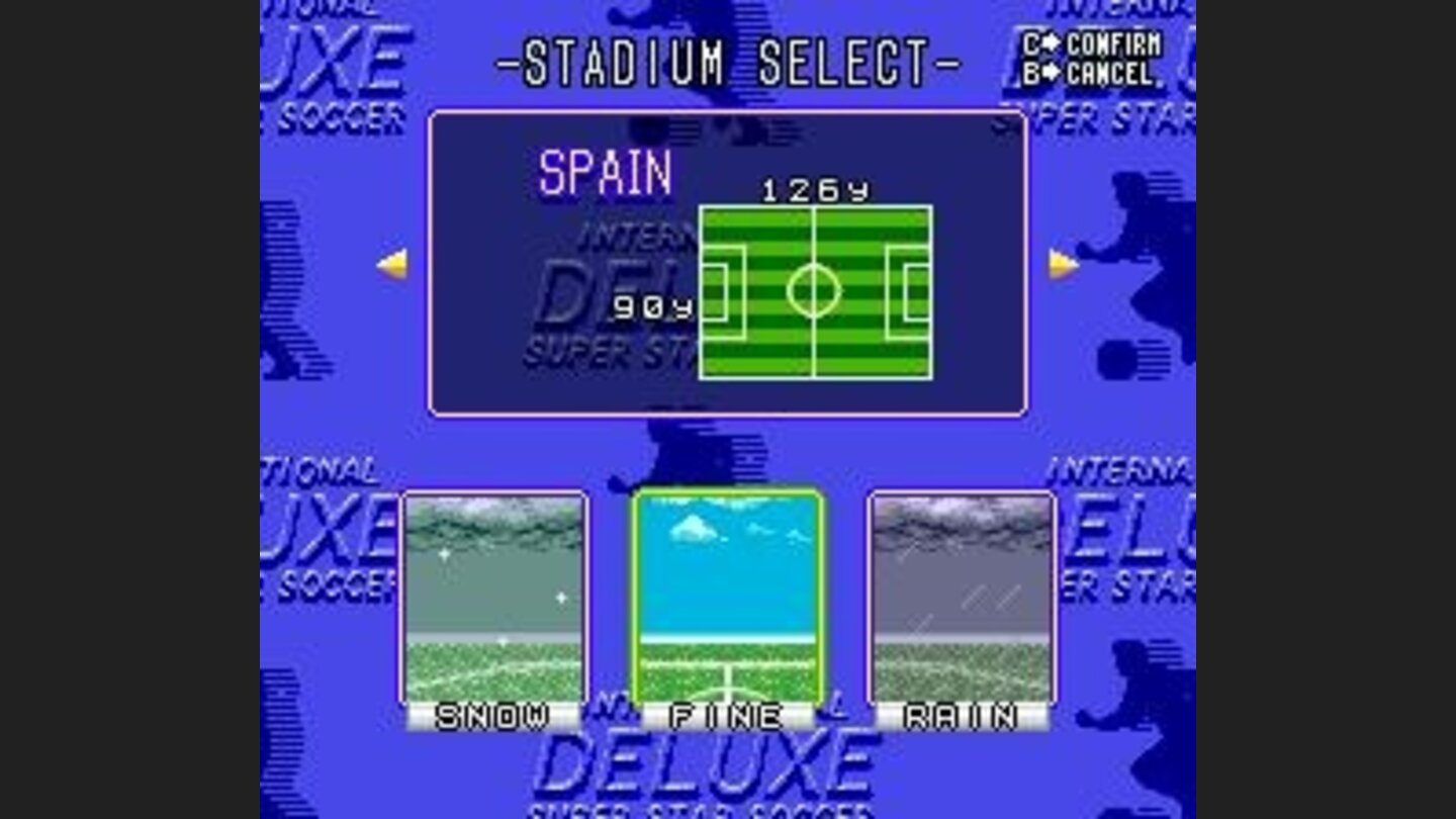 Select stadium and weather