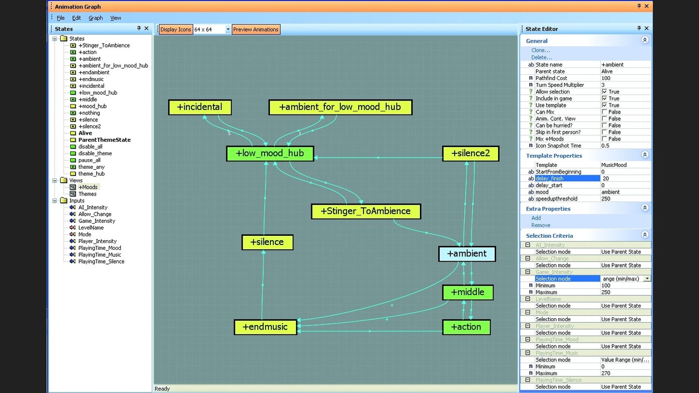 Intuitive Control over player-driven music logic