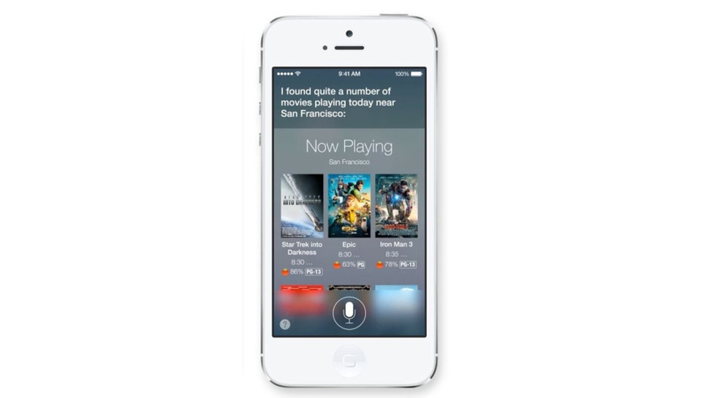 Siri wurde in iOS 7 verbessert und mit besserer Sprachausgabe und einer männlichen Variante versehen.