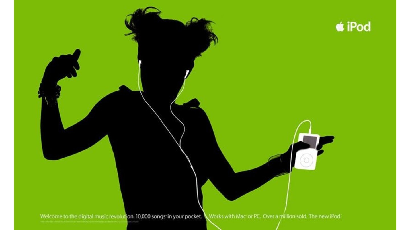 Die berühmte iPod-Werbung von Apple
