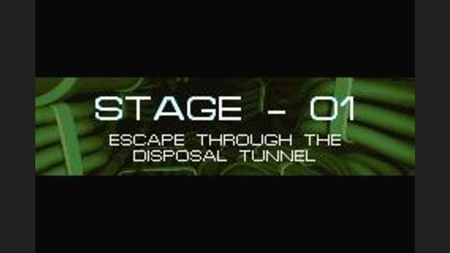 Stage one title screen