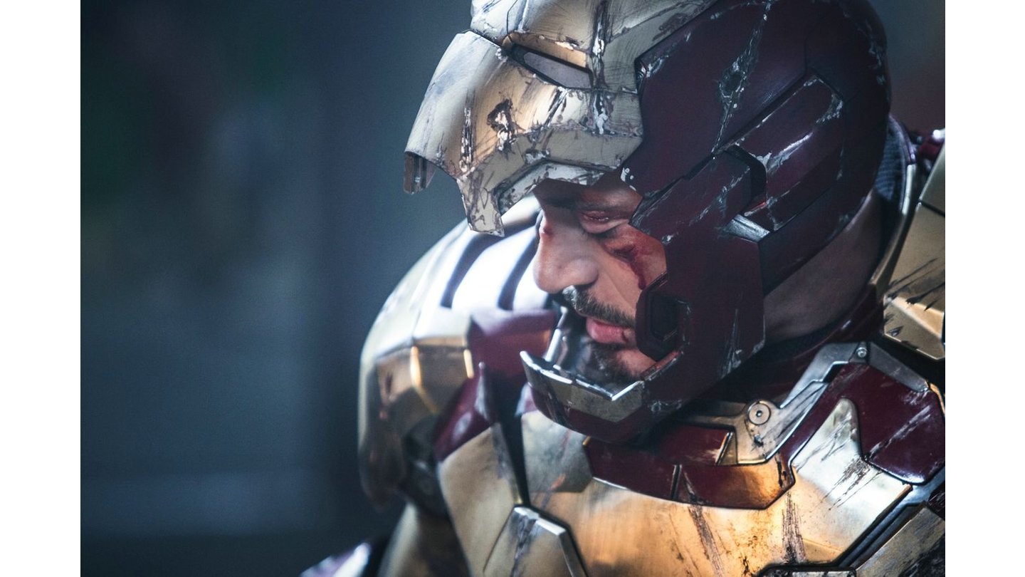 Iron Man 3Bei einem gefährlichen Einsatz sind Blechschäden nicht ausgeschlossen.