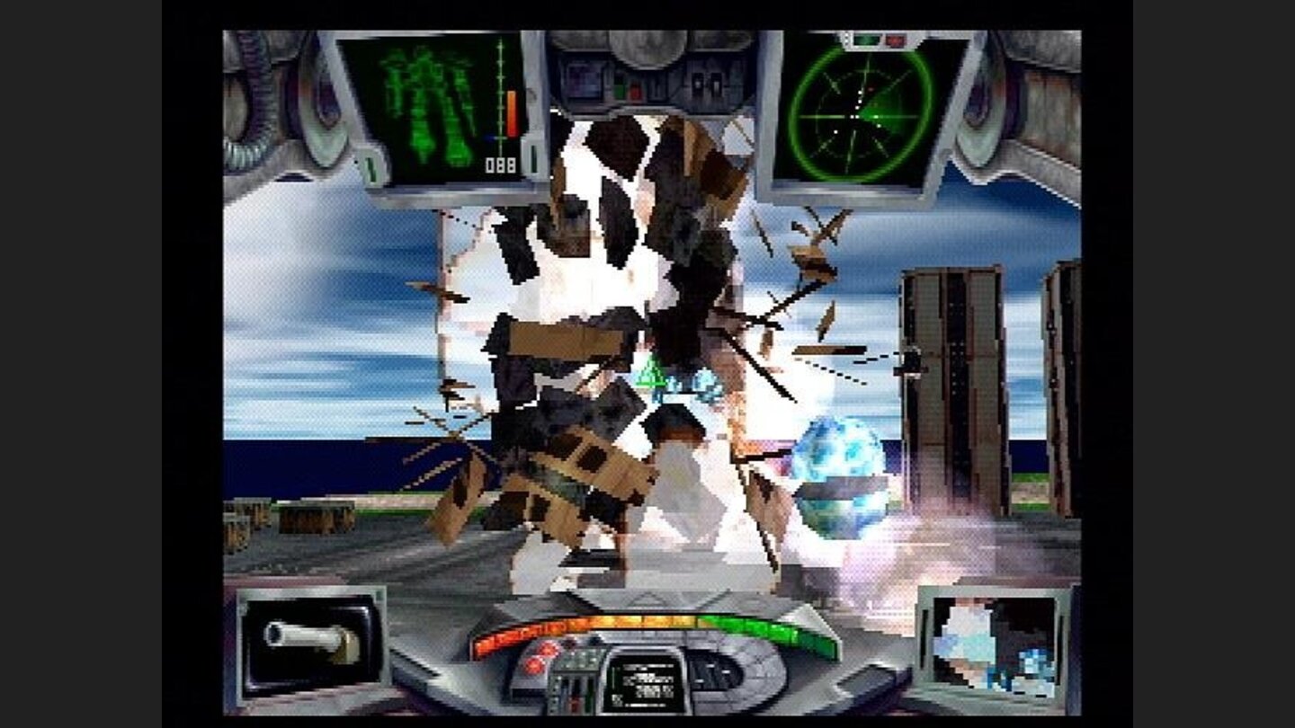 blown to little polygon bits