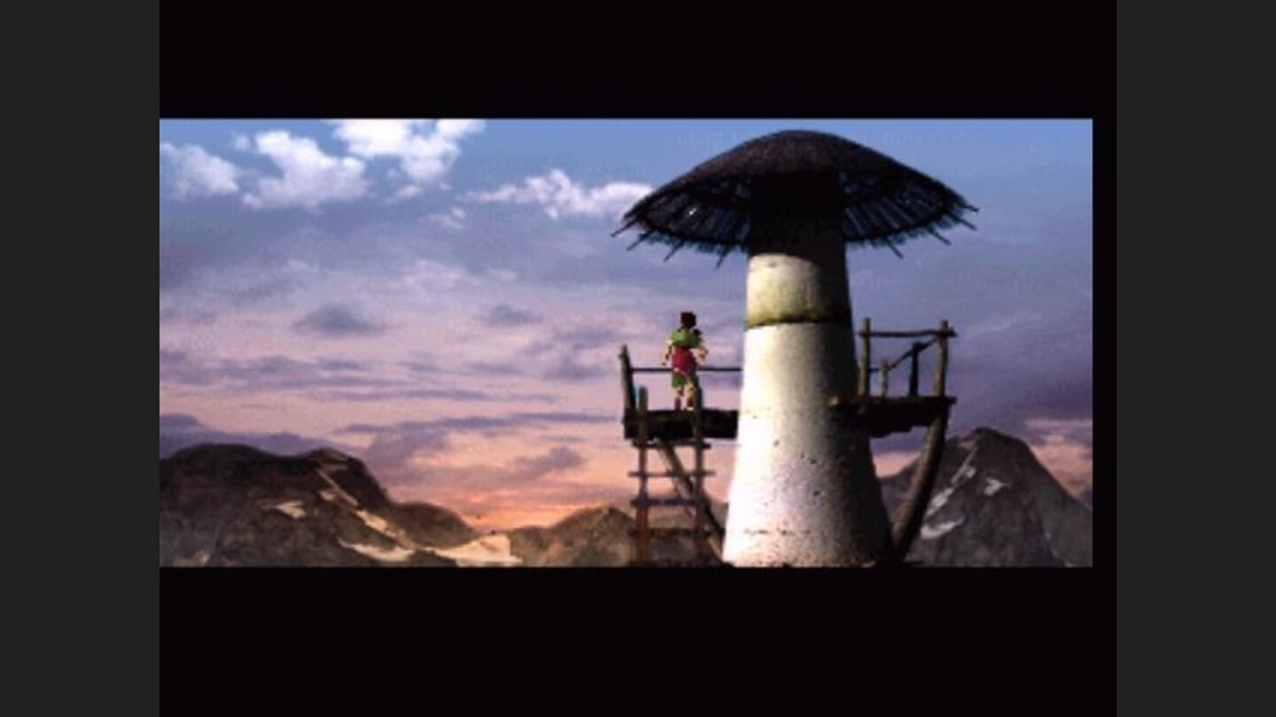 Mahbu alone on the tower