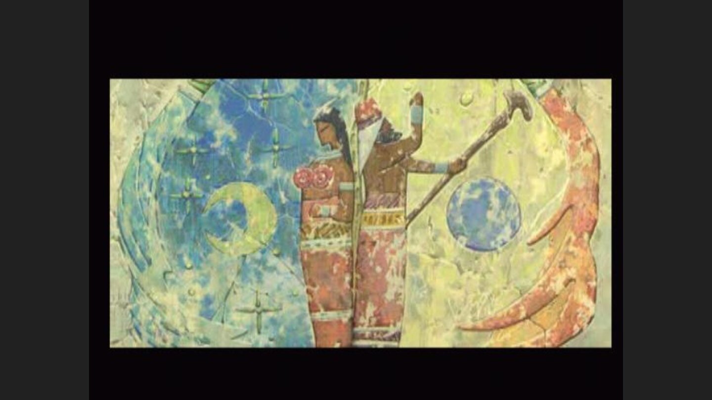 Nice Egyptian-like murals