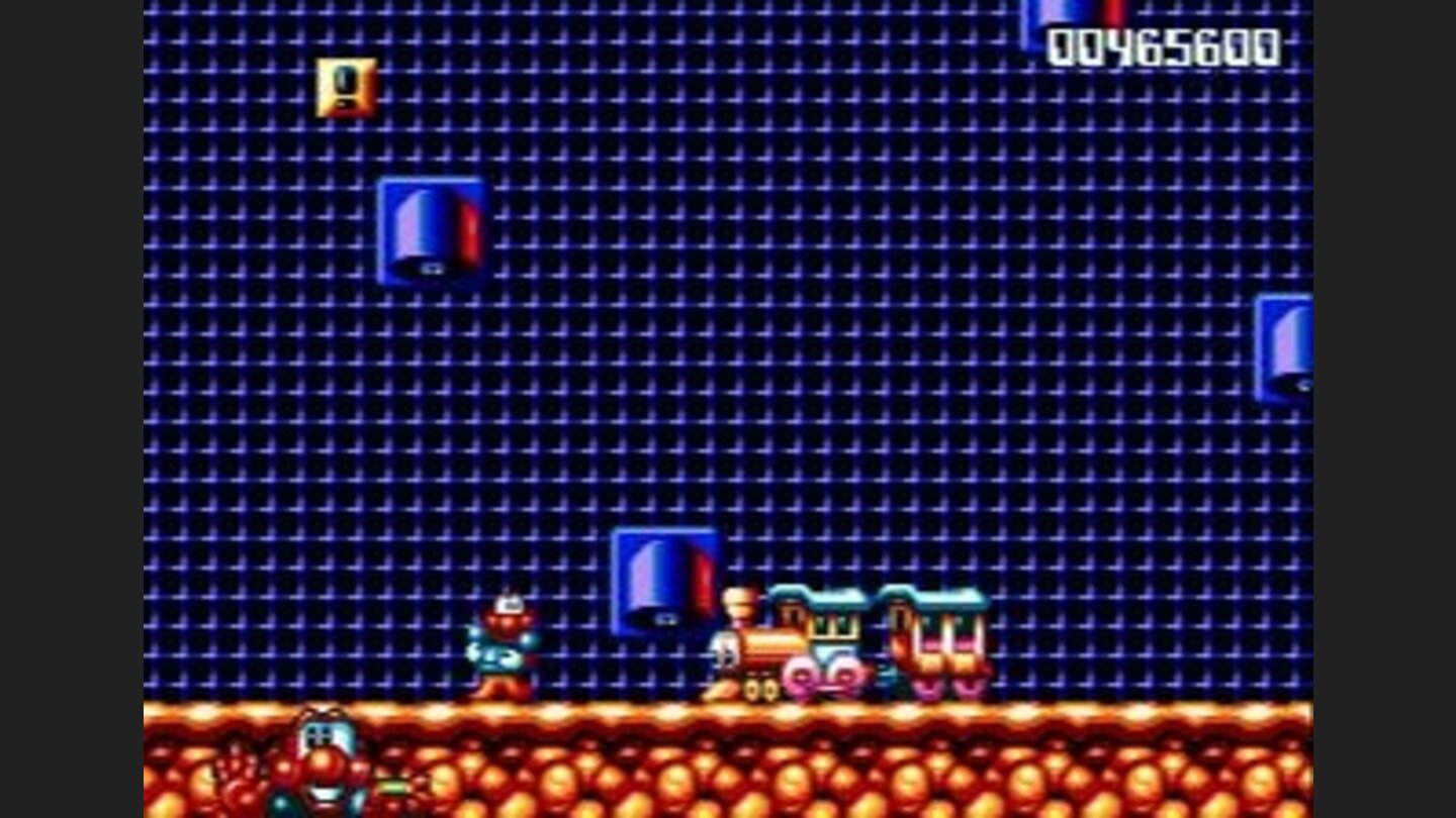 A level with hostile trains