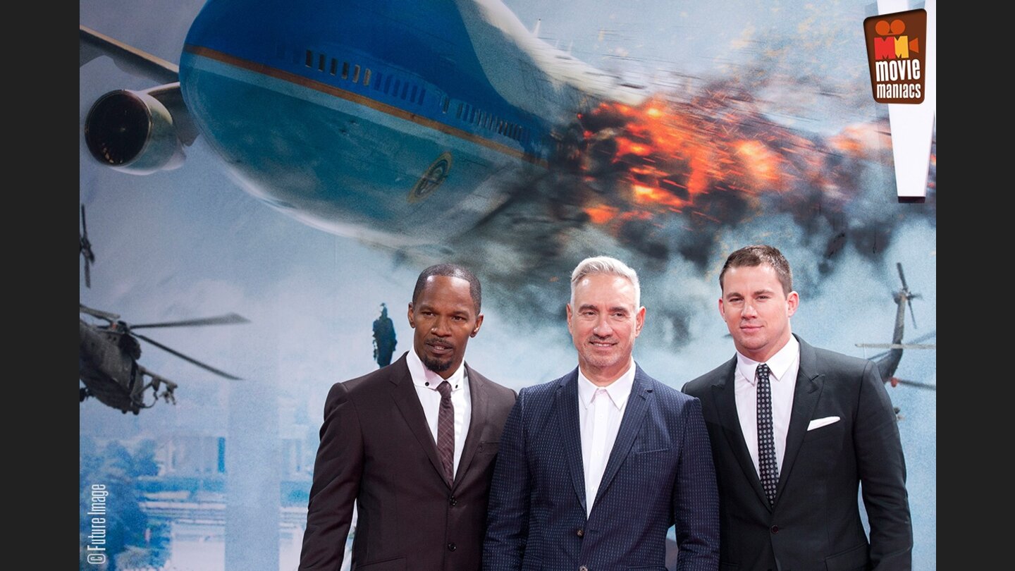 Jamie Foxx, Roland Emmerich und Channing Tatum