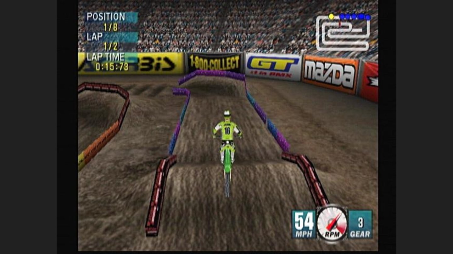 Timing the jumps is the key to doing well indoors.