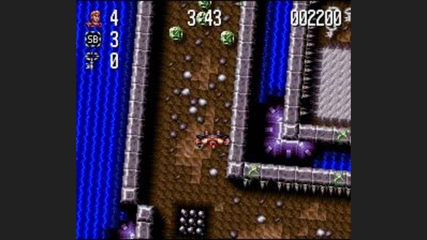 Mode7 graphics for the top-down view