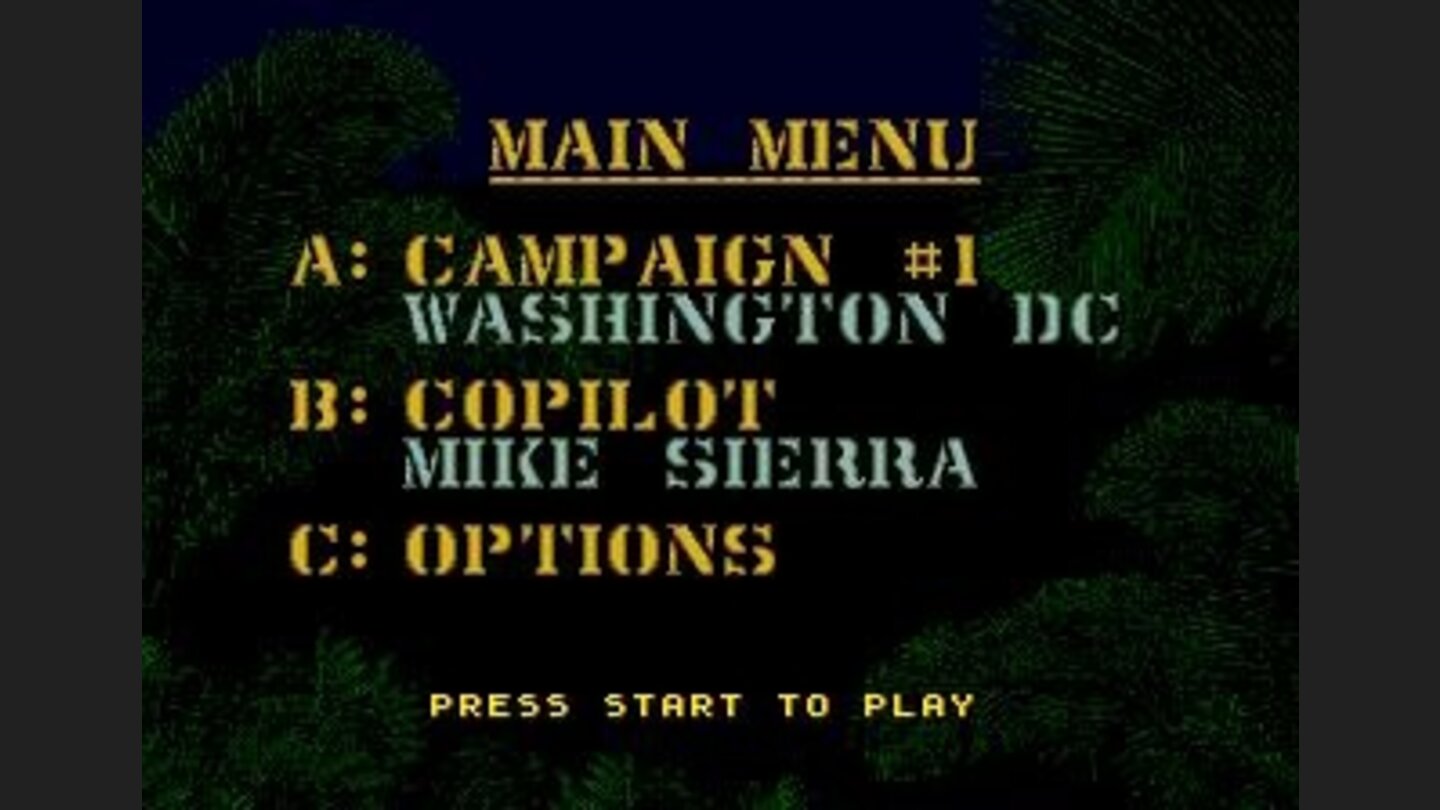 Main Menu