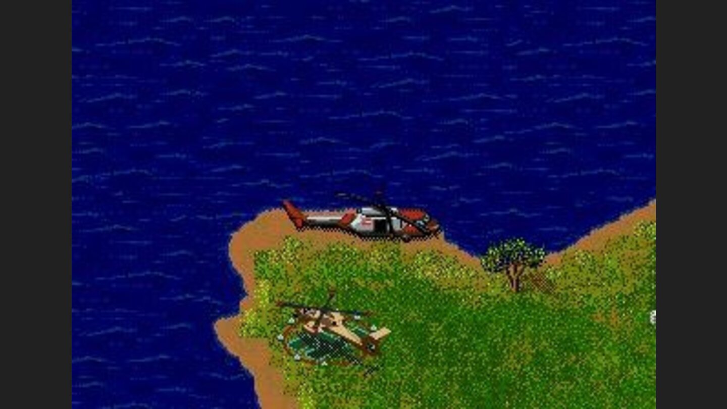Dropping people off at a makeshift LZ