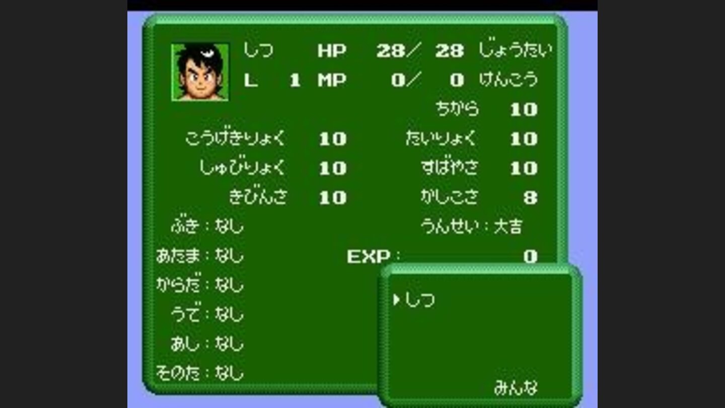 Character information