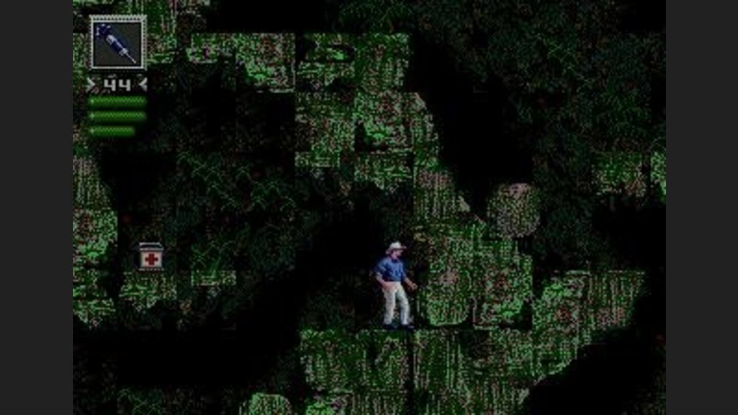 Cave with dangerous stones and useful items