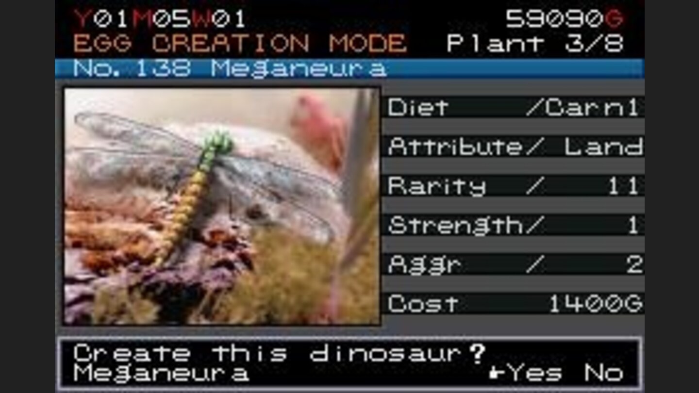 One of the 140 dinosaurs you can have... Do you remember the Meganeura who battled Godzilla?