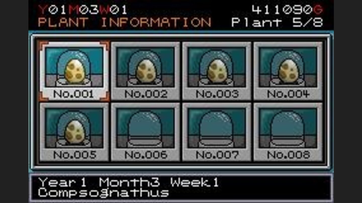 After you create some eggs, you can view them in your hatchery plant