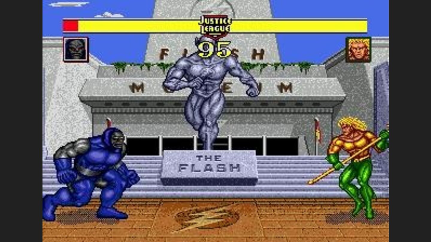 You can fight as the evil Darkseid in battle mode