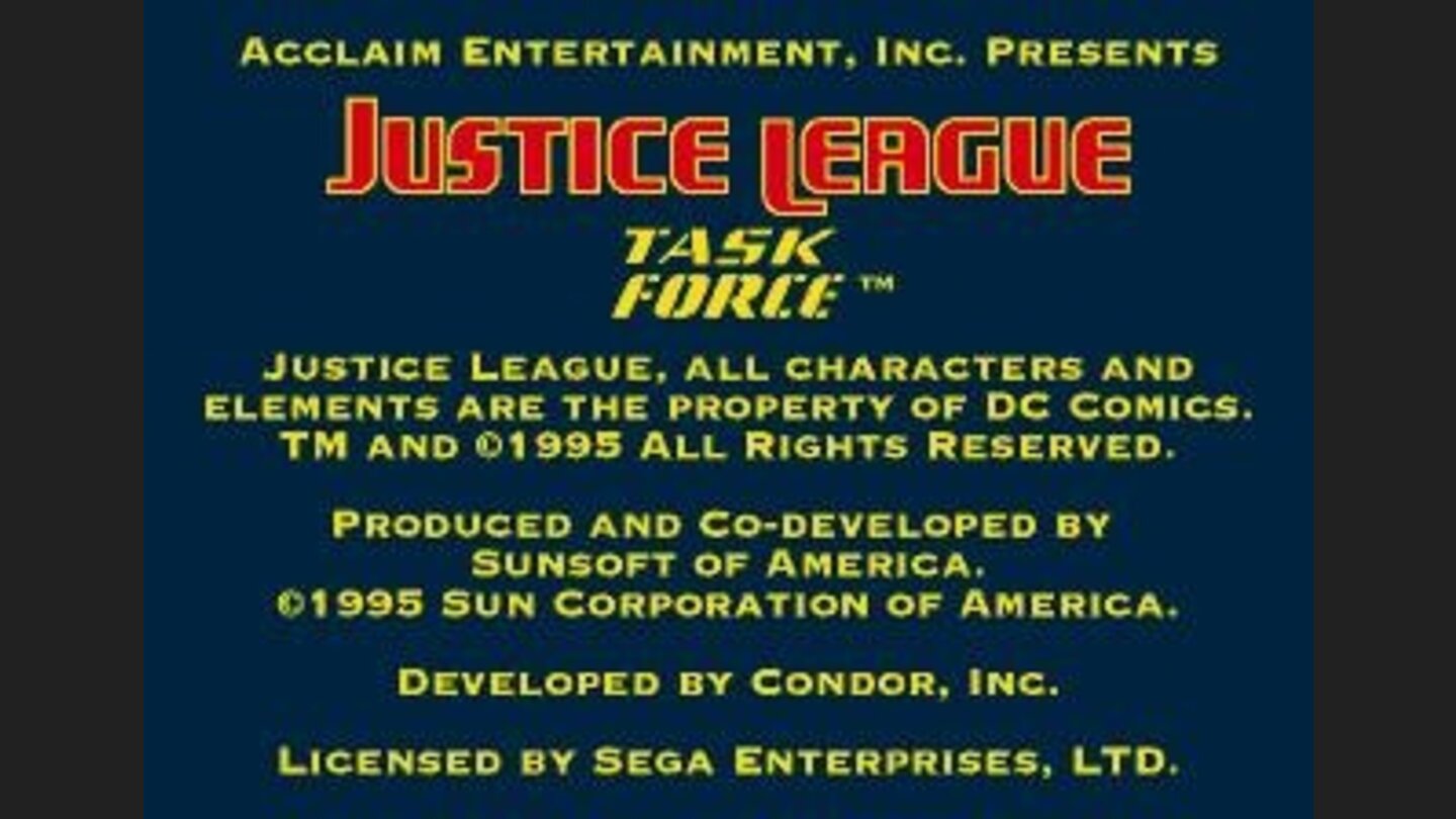 First title screen
