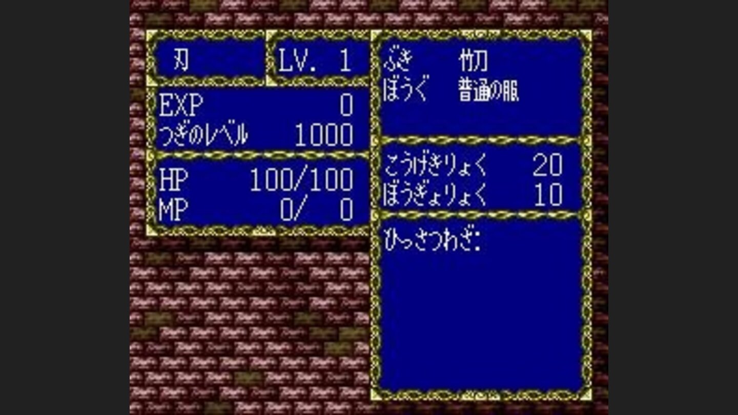 Character information