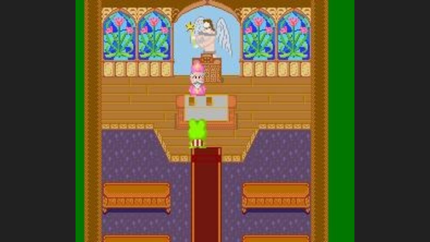 Talking to the village priest