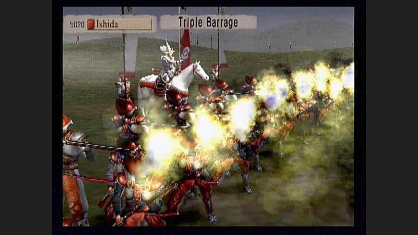 Guns...lots of them. Ishida responds to an offence with a barrage of gun fire.