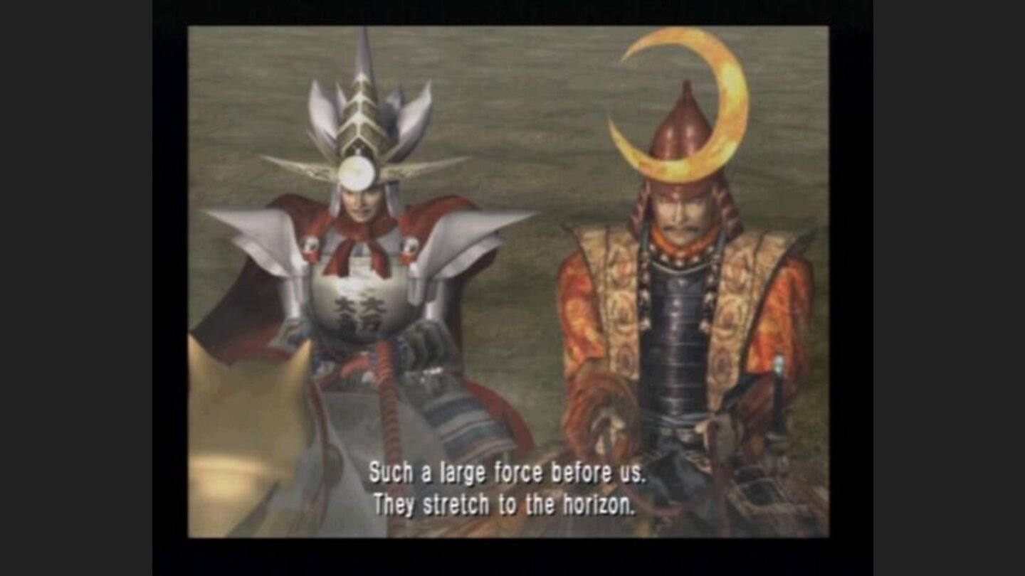 Mitsunari Ishida (left) with his first officer, Sakon Shima (right) are prepping to launch a battle.