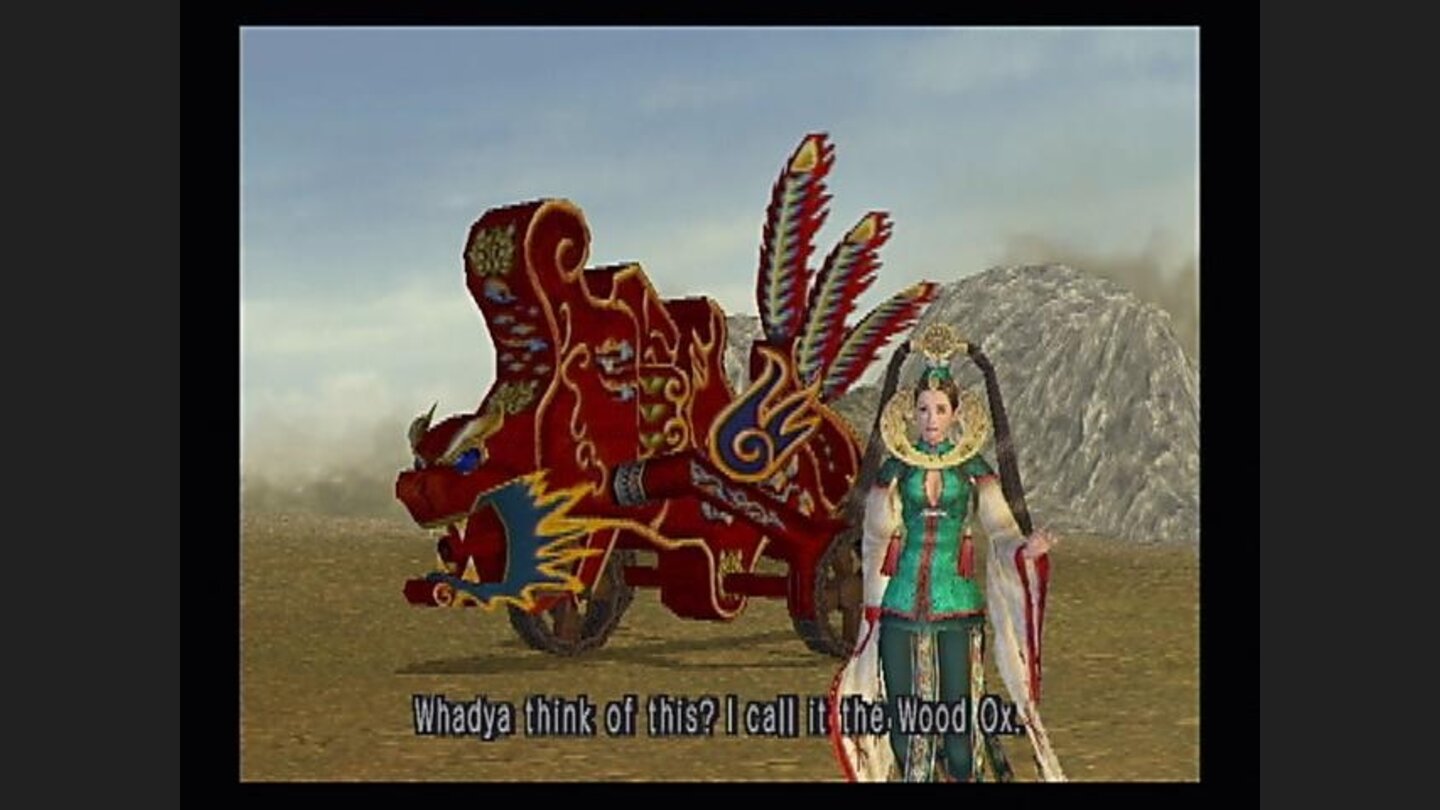 Not your history books China. Artistic liberties were taken often in Kessen 2, from costumes to personalities to weaponry.