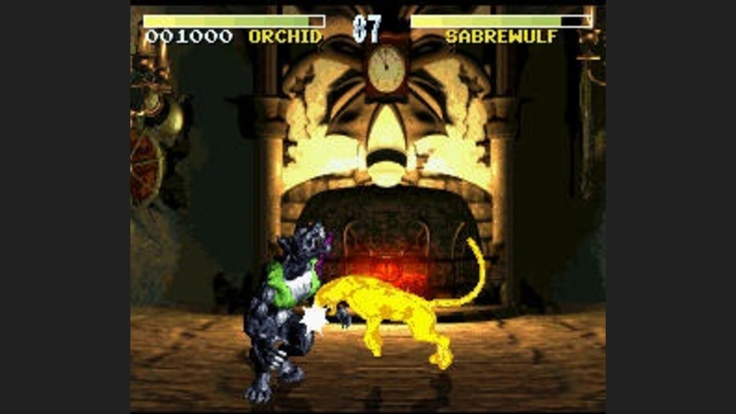 Animality?? Orchid takes a bite out of Sabrewulf