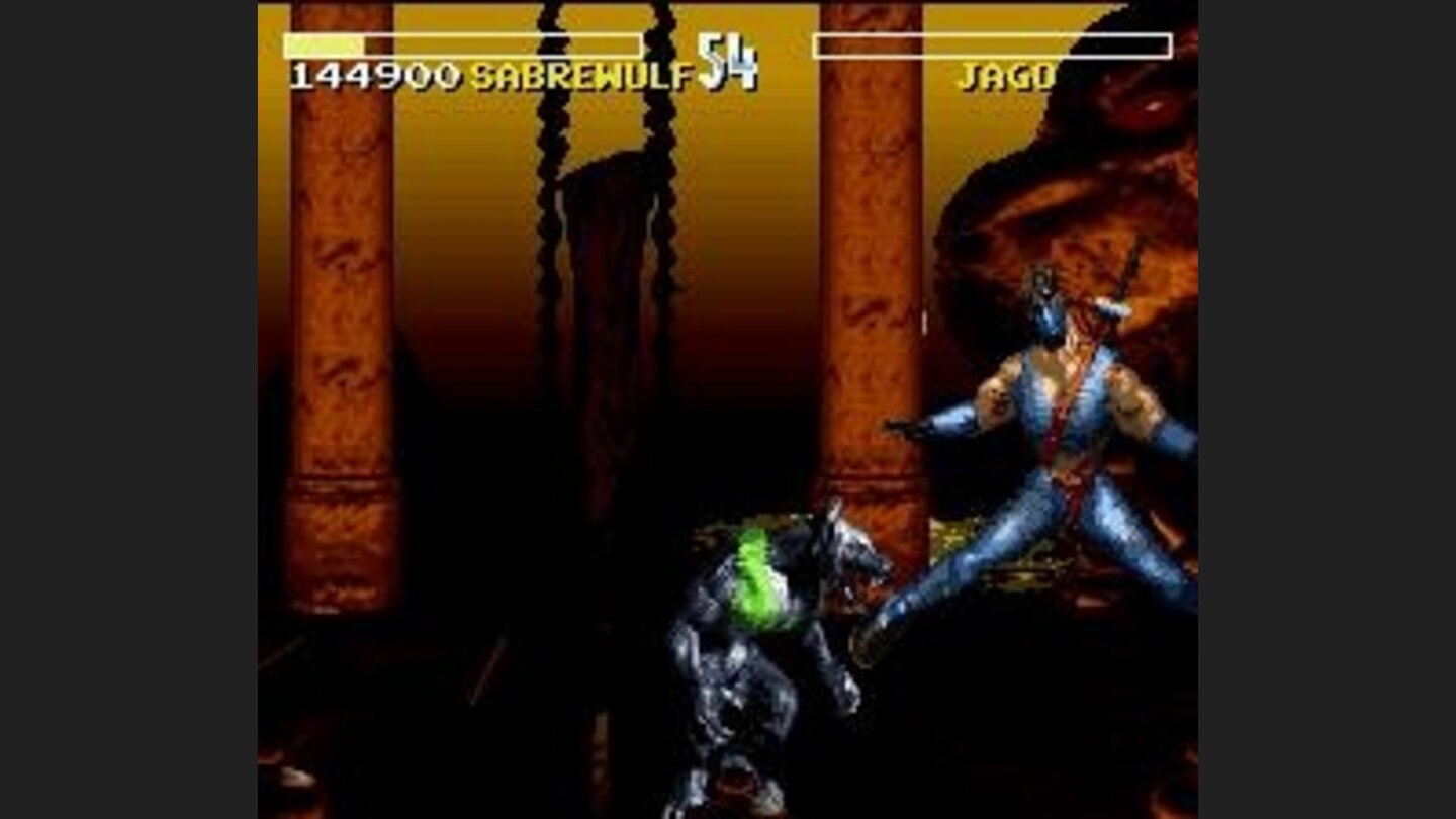 Jago feels the Sabrewulfs power with this finishing move. Or maybe not!