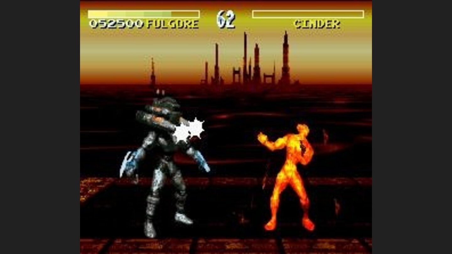 Fulgores finishing move: morphing (partially) into a fast and strong double-cannon tank!