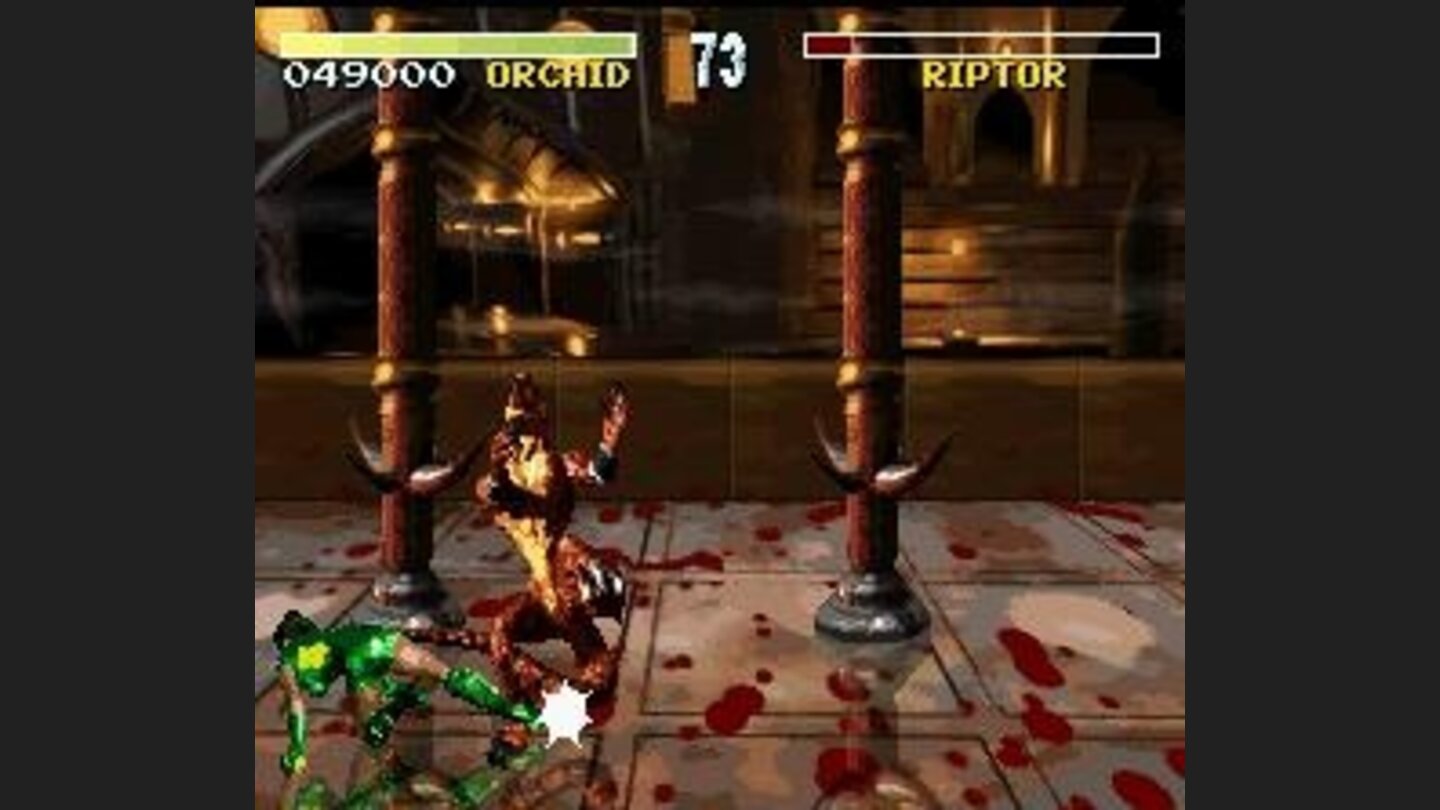 Orchid applies a good sweep in Riptor.