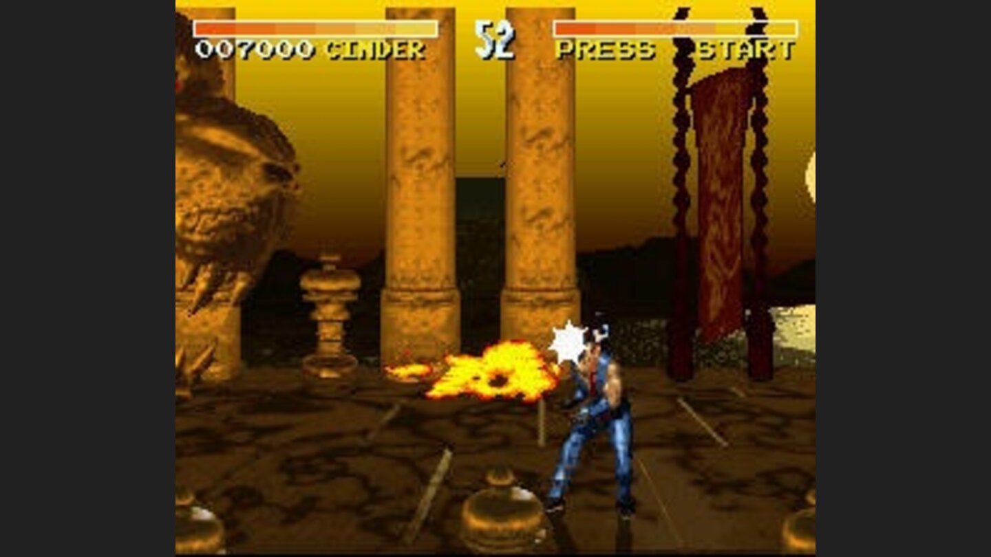 Human torch Cinder burns Jago