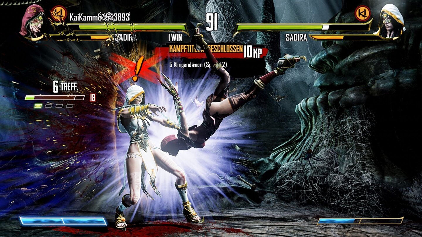 Killer InstinctSadira ist der erste komplett neue Charakter in der Reihe: Flink und akrobatisch macht sie ihre Gegner kalt.